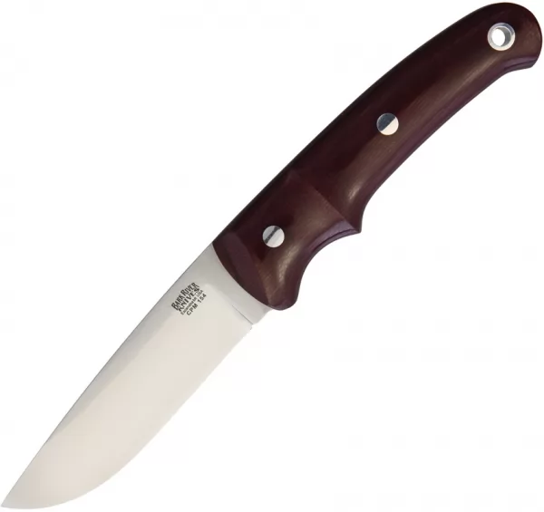 Bark River Drop Point Hunter Burgundy CPM knives BA02157MBU