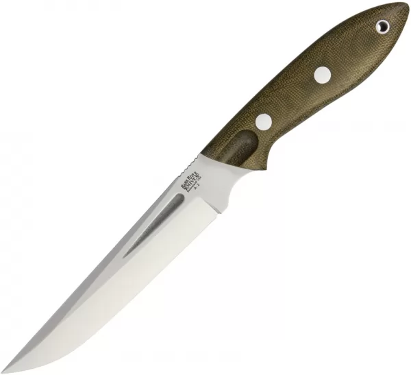 Bark River Thistle Green Canvas knives BA05120MGC