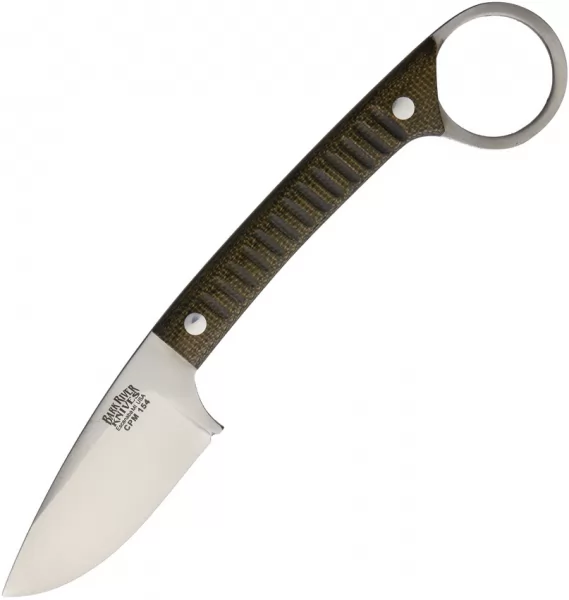 Bark River Ringtail Green Canvas knives BA06142MGC