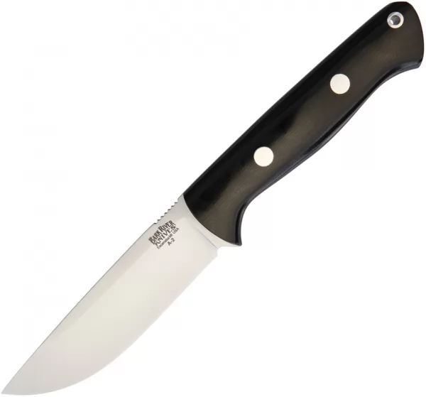 Bark River Bravo I Black Canvas knives BA07112MBC