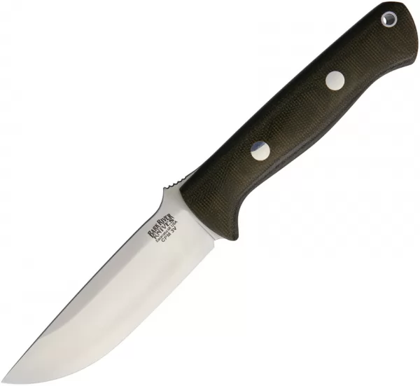 Bark River Bravo-1 Green Canvas Micarta knives BA07121MGC