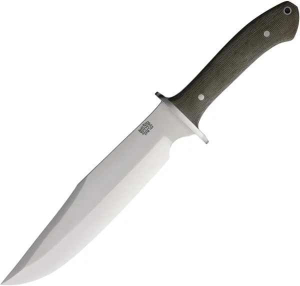 Bark River Highwayman IV Fixed Blade Grn knives BA08312MGC