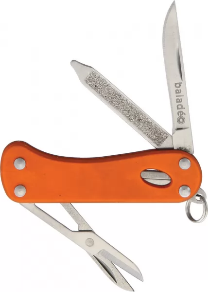 Baladeo Barrow Keychain Knife Orange knives BALECO169