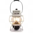 Barebones Living Railroad Lantern Vintage White BARE180