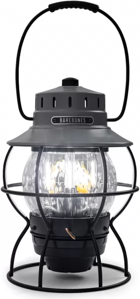 Barebones Living Railroad Lantern Slate Gray BARE282