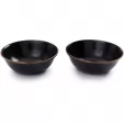 Barebones Living Enamel Bowl Set Charcoal BARE340