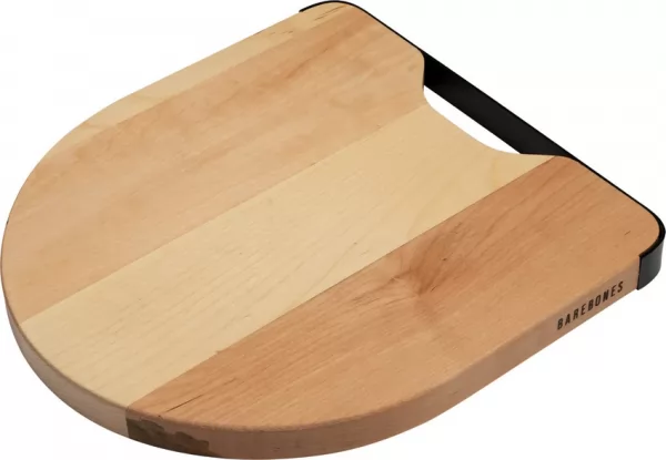 Barebones Living Cutting Board Maple-Steel BARE361