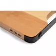 Barebones Living Cutting Board Maple-Steel BARE361