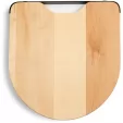 Barebones Living Cutting Board Maple-Steel BARE361