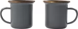 Barebones Living Enamel Espresso Cup Set - BARE375
