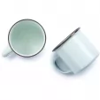 Barebones Living Enamel Cup Set Eggshell BARE393