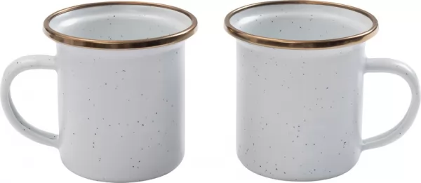 Barebones Living Enamel Espresso Cup Eggshell BARE394