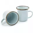 Barebones Living Enamel Espresso Cup Eggshell BARE394