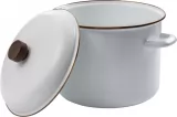 Barebones Living Enamel Stock Pot Eggshell - BARE395