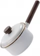 Barebones Living Enamel Saucepan Eggshell - BARE396