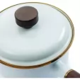 Barebones Living Enamel Saucepan Eggshell BARE396