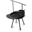 Barebones Living Cowboy Fire Pit Grill Side BARE451
