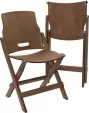 Barebones Living Ridgeline Wood Folding Chair - BARE584