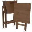 Barebones Living Ridgeline Wood Folding Chair BARE584
