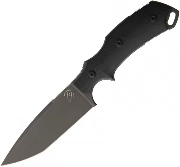 Bastinelli Creations RED V2 Fixed Blade Black PVD BAS04V2