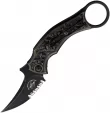 Bastinelli Creations Mako Linerlock Serrated Bronze - BAS18SZ