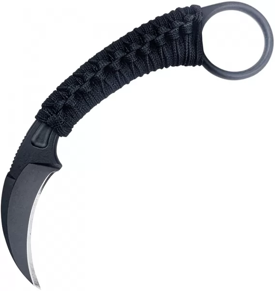 Bastinelli Creations PiKa Karambit Black Wrapped BAS202BW
