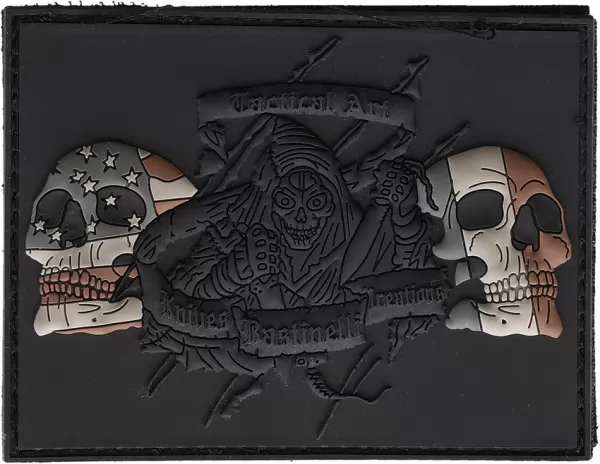 Bastinelli Creations US-French Flag Reaper Patch BAS205F