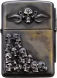 Bastinelli Creations Skulls Zippo Lighter Double - BAS231D