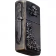 Bastinelli Creations Skulls Zippo Lighter Double BAS231D