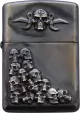 Bastinelli Creations Skulls Zippo Lighter Single - BAS231S