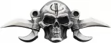 Bastinelli Creations Small Reaper Menuki Silver - BAS236S