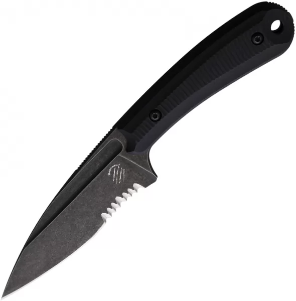 Bastinelli Creations SIN Fixed Blade Serrated BAS252