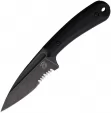 Bastinelli Creations SIN Fixed Blade Serrated - BAS252