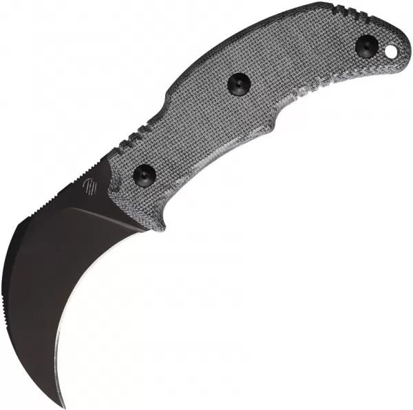Bastinelli Creations The Primal Fixed Blade Black BAS256PVD