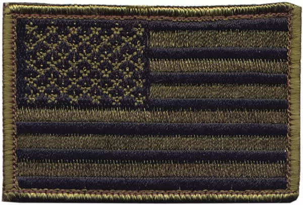 Blackhawk American Flag Patch OD knives BB90SAFV