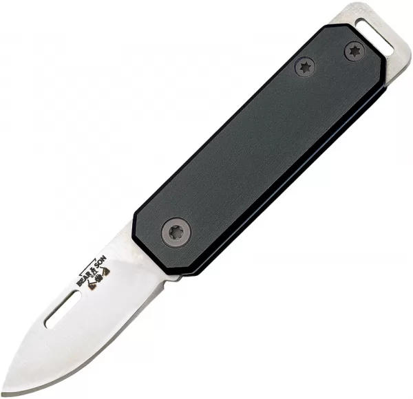 Bear and Son Small Slip Joint Black BC109BK