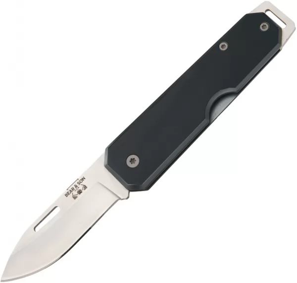 Bear and Son Large Slip Joint Black BC110BK