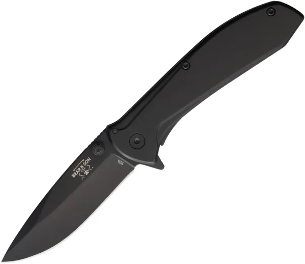 Bear and Son Framelock A-O Black BC112ABK