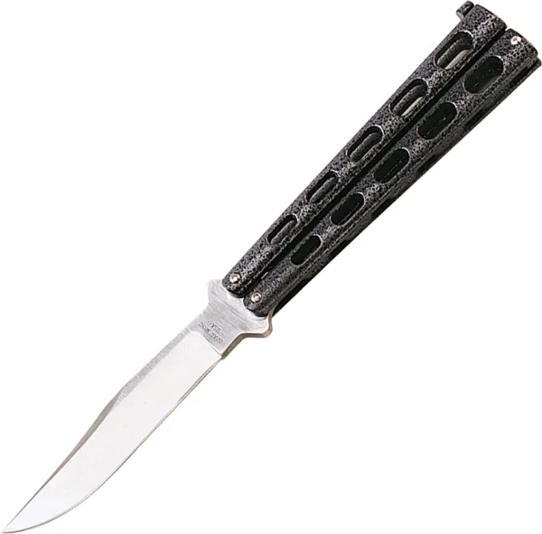 Bear & Son Butterfly 5 Inch Silver Vein Slot Handle BC114