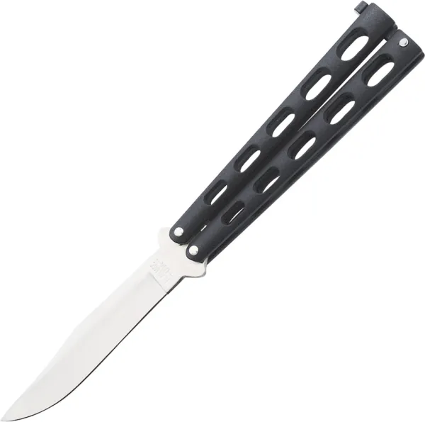 Bear & Son 5 Inch Butterfly Black Carbon Clip Blade BC114B