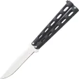 Bear & Son 5 Inch Butterfly Black Carbon Clip Blade