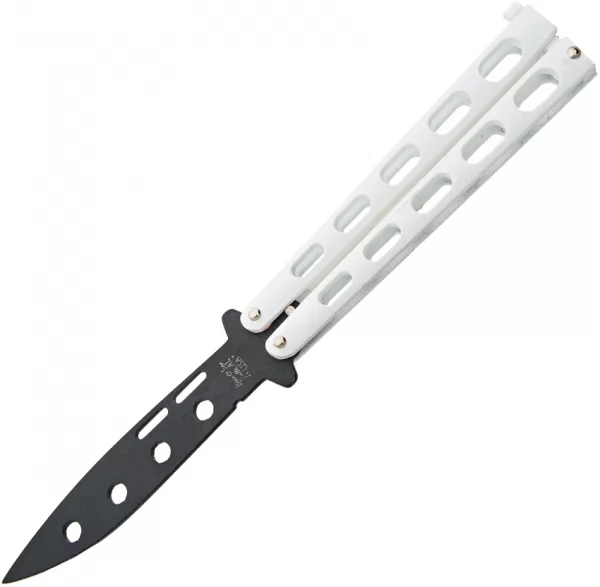 Bear and Son Butterfly Knife Trainer White BC115WTR