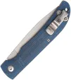 Bear and Son Slip Joint Blue Jean Micarta BC457MB