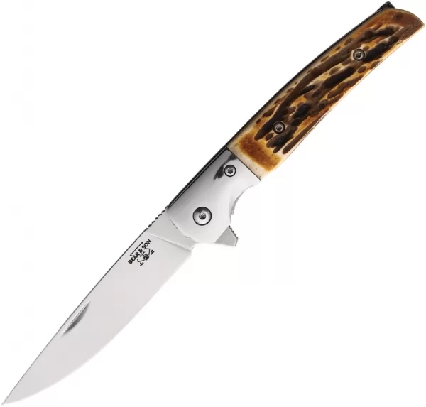 Bear & Son Rancher Linerlock Stag Bone BC521