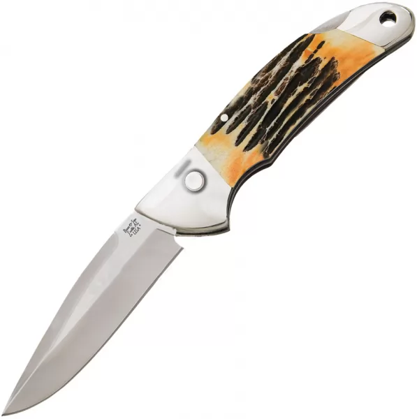 Bear & Son Auto Lockback Stag Bone BC5A08