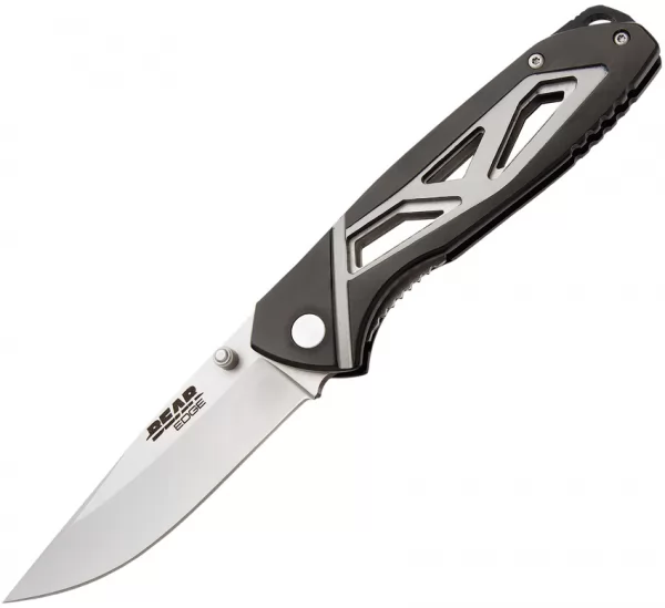 Bear Edge Black & Gray Linerlock BC61107