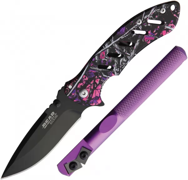 Bear Edge Framelock-Edgemate Combo Mud BC71823