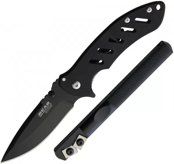 Bear Edge Framelock-Edgemate Combo Black BC71825