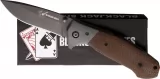 BlackJack Linerlock Brown Micarta knives BCB157