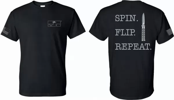 Bear and Son Spin Flip Repeat T-Shirt 2X BCFSR2X